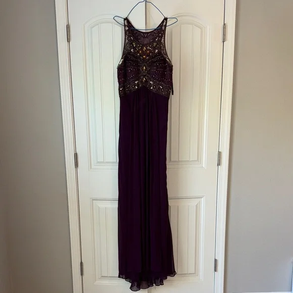 Sue Wong Dresses | Sue Wong Elegant Beaded Maxi Dress In Purple And Gold | Color: Purple | Size: 8 | Odh_Ms's Closet Sue Wong Dresses | Sue Wong Elegant Beaded Maxi Dress In Purple And Gold | Color: Purple | Size: 8 | Odh_Ms's Closet